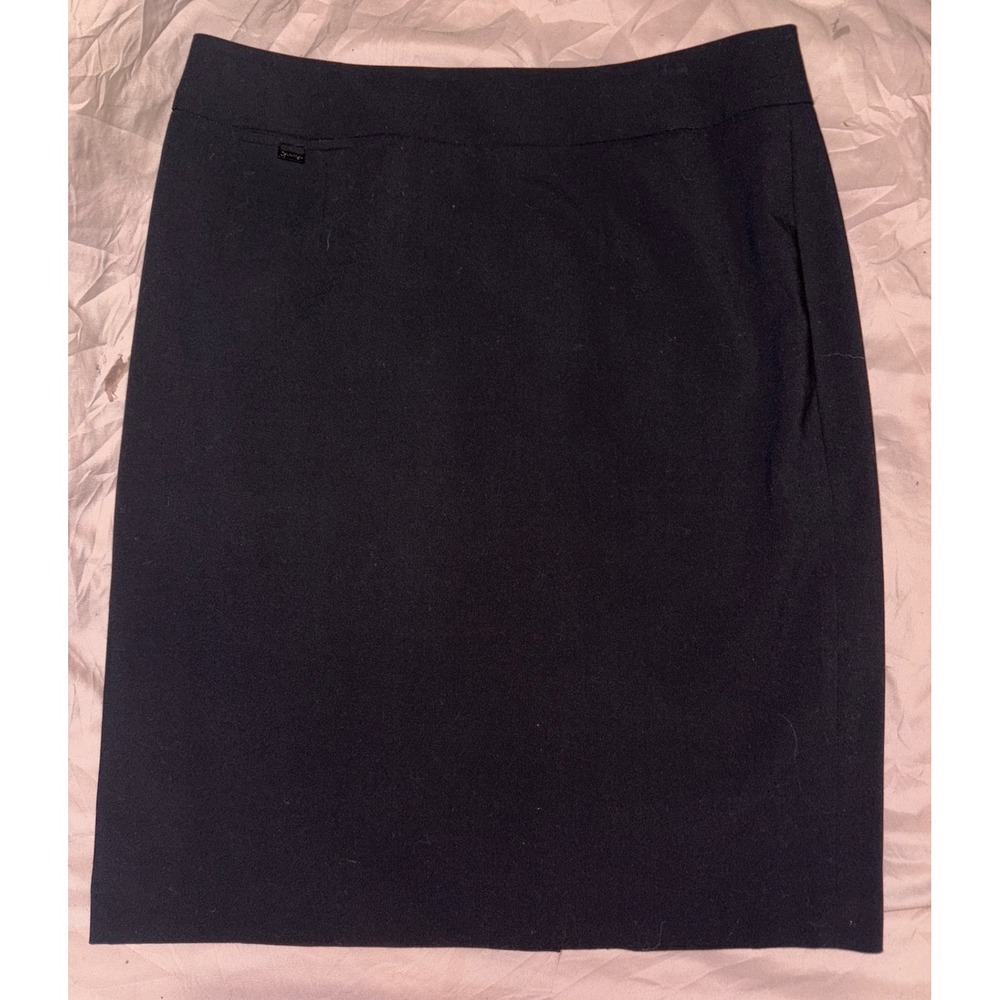 Calvin Klein Black Classic Knee Length Pencil Skirt,‎ Office Attire, Size 10
